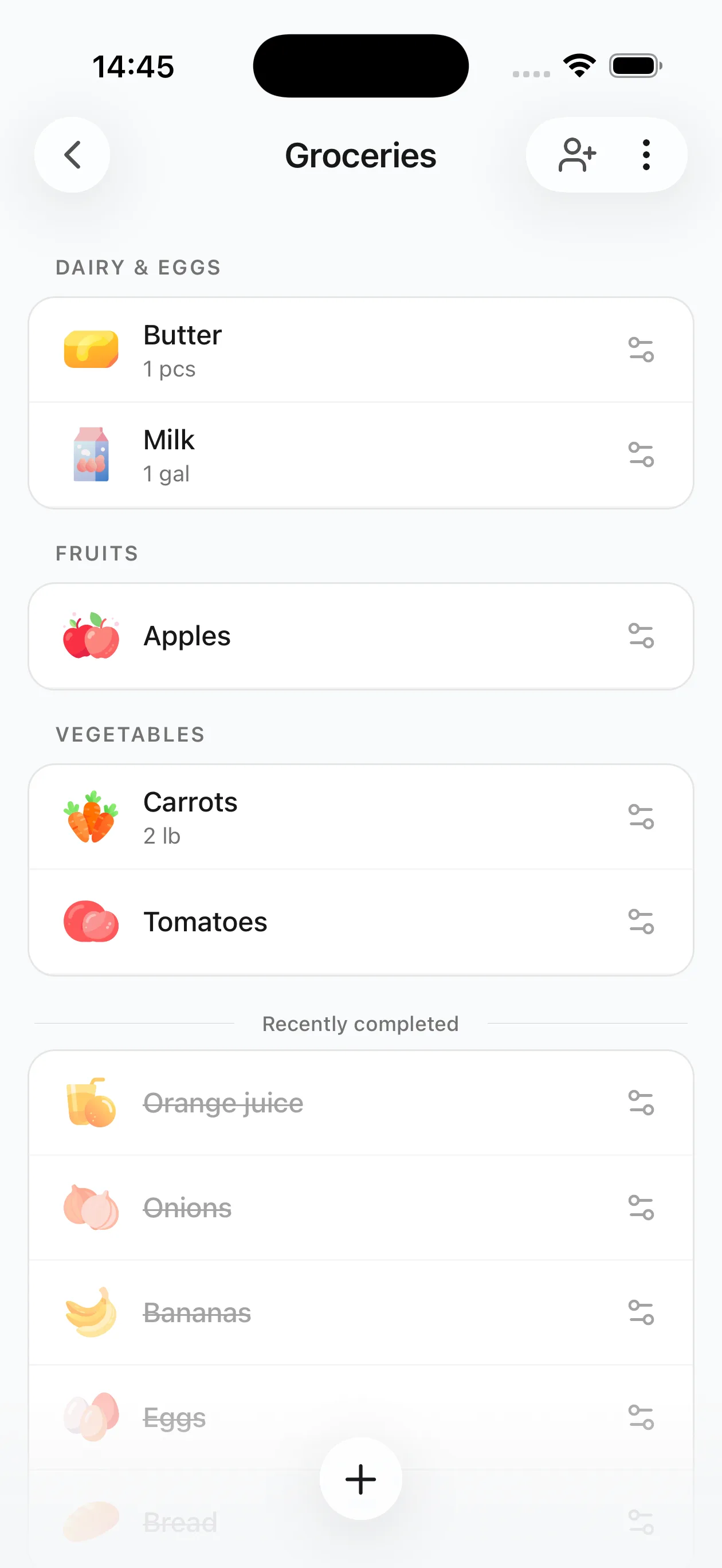 App screenshot