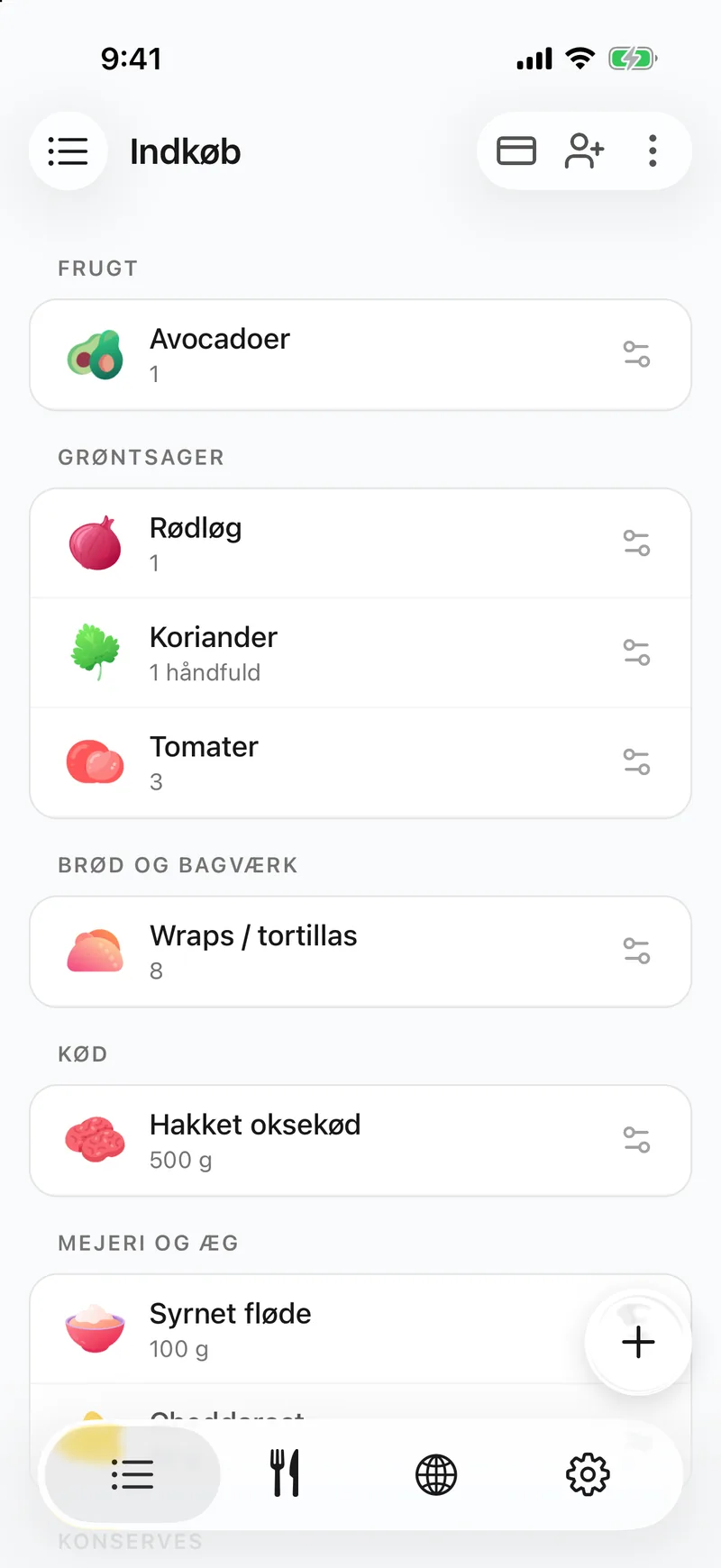 Så står det på den delte liste