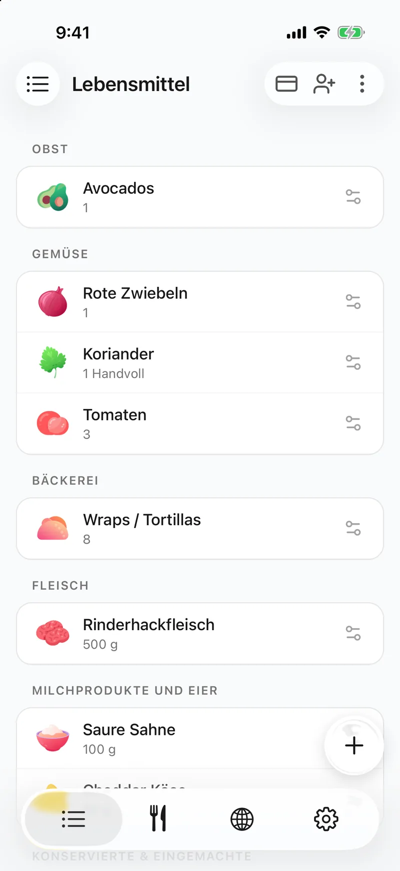 Es steht auf der gemeinsamen Liste