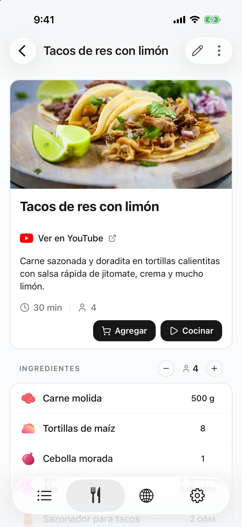 La receta queda por escrito