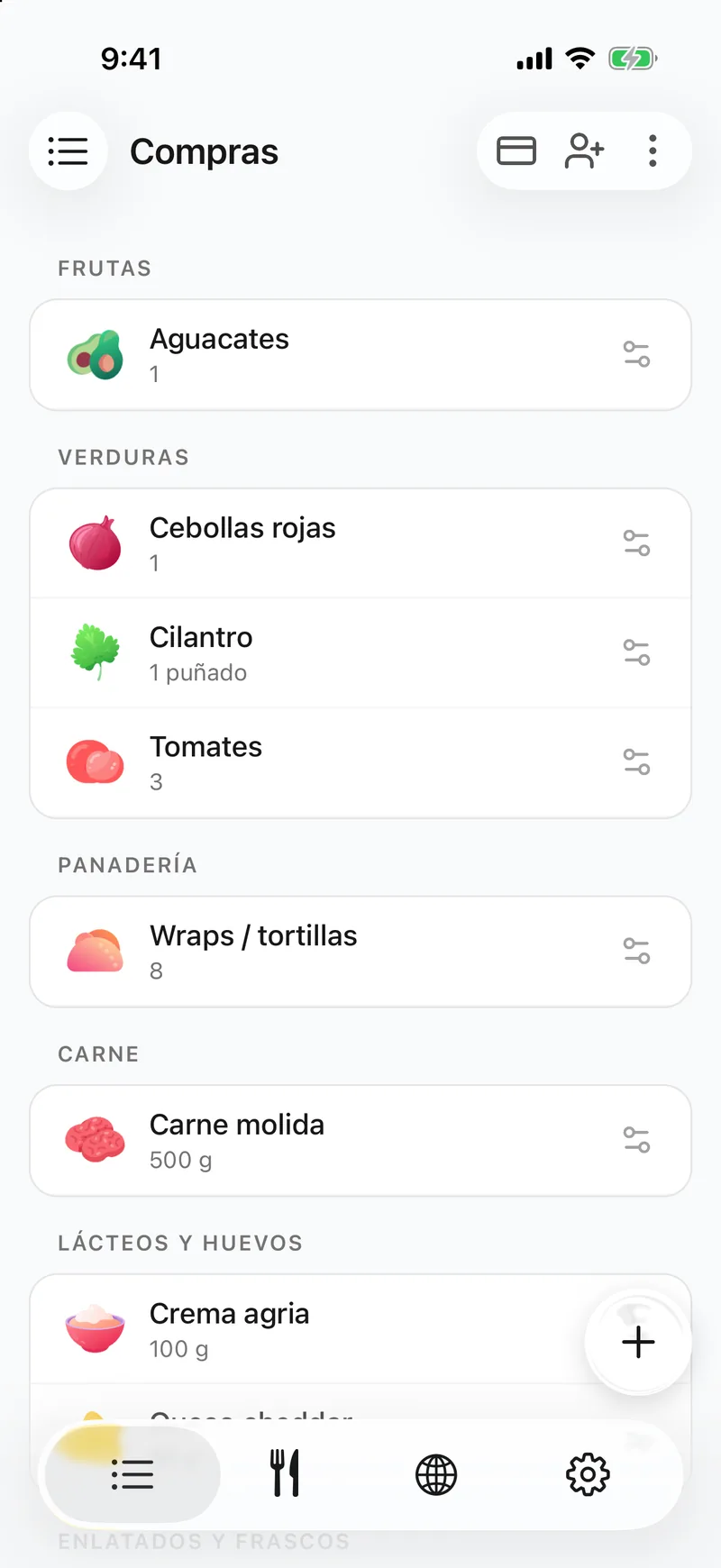Ya está en la lista compartida