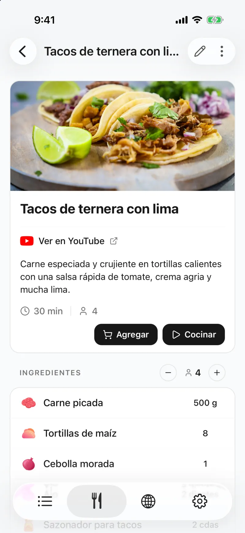 La receta queda por escrito